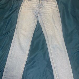 American Eagle Outfitters Light Wash Straight Leg Jeans